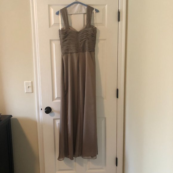 vintage pink bridesmaid dresses Bari Jay Bridesmaid Dress 2513 Ivory main image 1